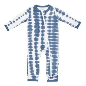 Kyte Baby Steel Riptide Zippered Romper 6-12 months